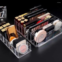 Boîtes de rangement dans divers compartiments Organisateur de maquillage Organisateur de maquillage cosmétique Boîte à outils Brosse Blush Lipsticks Organizer Drawer CAS