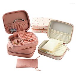 Opbergdozen Sieraden Box Organizer Display Lederen multifunctionele ketting oorringring voor Joyeros Organisation de Joyas