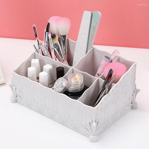 Boîtes de rangement longue durée bonne multi-grilles porte-crayon panier cosmétique ABS boîte large Application pour la maison