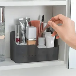 Les boîtes de rangement rendent l'organisateur Durable, boîte à cosmétiques pour commode en plastique, plateau de chambre à coucher, salle de bains, maquillage