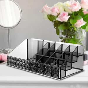 Opslagboxen Make -updesk organizer Cosmetische doos voor desktop kantoorborstels nagellak