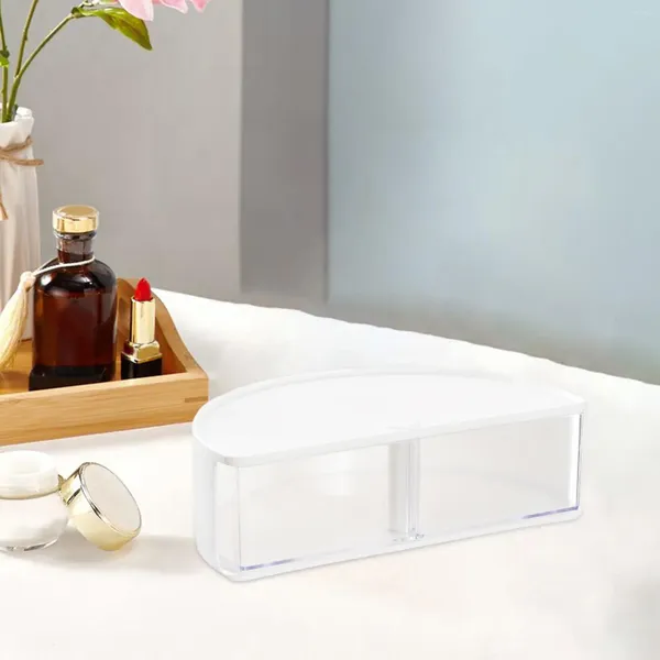 Boîtes de rangement, organisateur de maquillage, étui de salle de bain décoratif, présentoir de cosmétiques pour chambre à coucher, décoration de comptoir de vanité