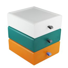 Boîtes de rangement organisateur de maquillage boîte de bureau conteneur pour cosmétiques bijoux papeterie bacs à tiroirs en plastique