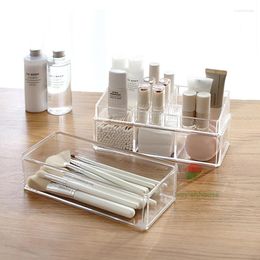 Cajas de almacenamiento organizador de maquillaje para caja de cosméticos, lápiz labial acrílico, cepillo de joyería