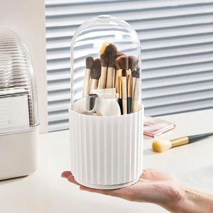 Opbergdozen Multi-compartiment Hoge sterkte Save Space 360-graden Roterende make-upborstel Display Cosmetic Holder Home Supplies