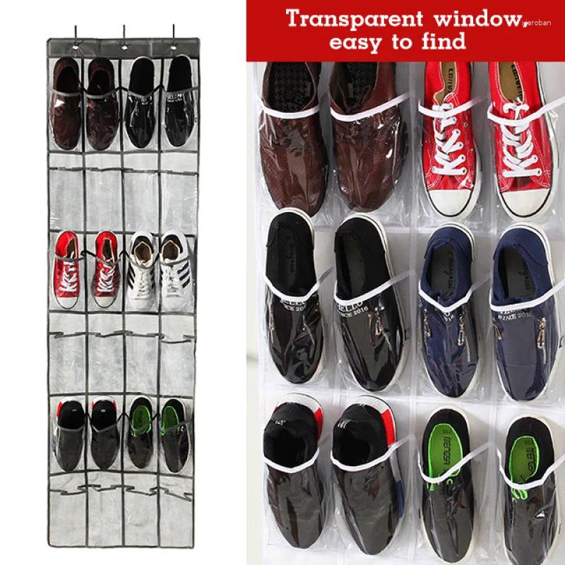 Storage Boxes Neat And Tidy Shoe Bag For Bathroom Door 24 Pockets