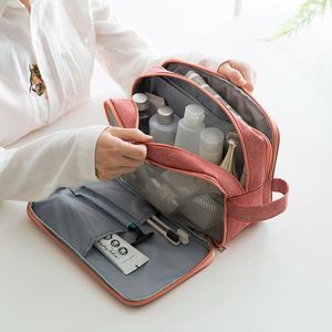 Boîtes de rangement, sac à cosmétiques Portable pour femmes, sacs de toilette imperméables pour voyage en plein air, sacs simples pour filles