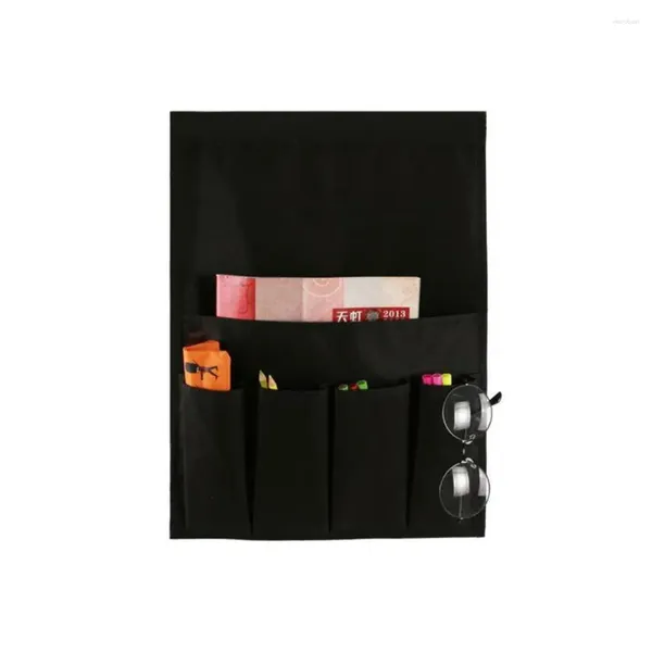 Boîtes de rangement, organisateur de télécommande, tissu Oxford imperméable, sac latéral d'accoudoir de canapé, robuste à 5 poches pour chaise de canapé