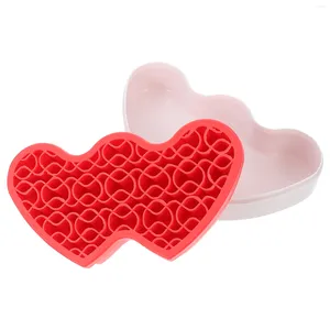 Boîtes de rangement Support en silicone pour pinceau de maquillage Coiffeuse Support cosmétique Porte-rouge à lèvres