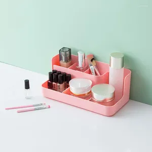 Boîtes de rangement Partition Sleek Organisateur de maquillage pratique pour les amoureux de la beauté Organisation de bureau