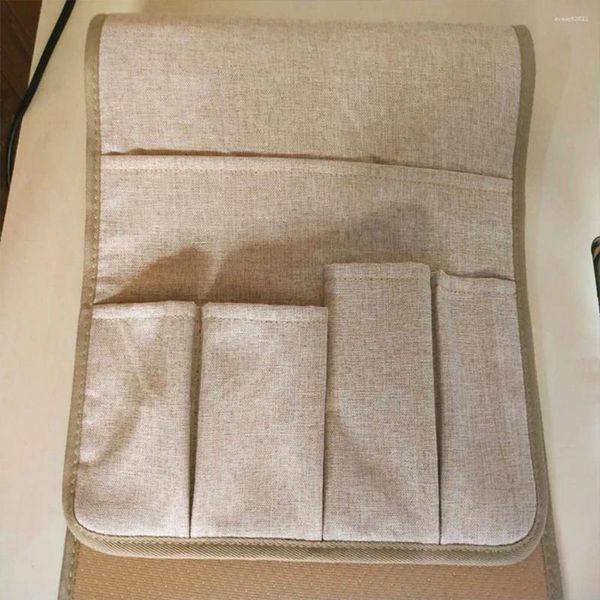 Boîtes de rangement Organisateur Organisateur Sac à application résistante et large pour un cuir gris clair élégant