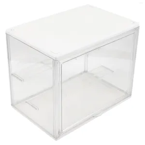 Opslagboxen stapelbaar handig transparante tentoonstelling Collection Box Artwork Display Model