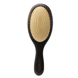 Boîtes de rangement Brosse de cheveux en acier logo Custom Logo en bois brosse à cheveux brosses Brosse