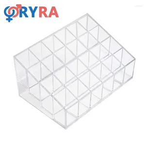 Boîtes de rangement Supplies de tatouage Pratiques Polyvyle 24 Grids Utilisez un outil de manucure cosmétique en acrylique