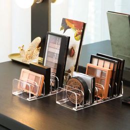 Opslagboxen Transparante acryl oogschaduw Compact Organisator Lade Organisatie Divider Make -up Vanity Cosmetica Holder Box