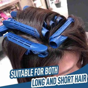 Cajas de almacenamiento Volumizing Hair Root Clip Curler Clips Abrazaderas Roots Perm Rods Styling Rollers Natural Drop Bins