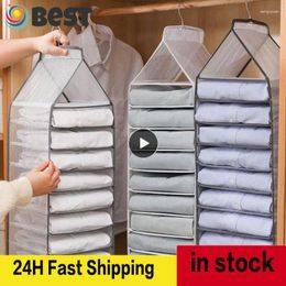 Storage Boxes Wardrobe Hanging Bag Organizer Pvc Organizes Bags Clothes Home Storge