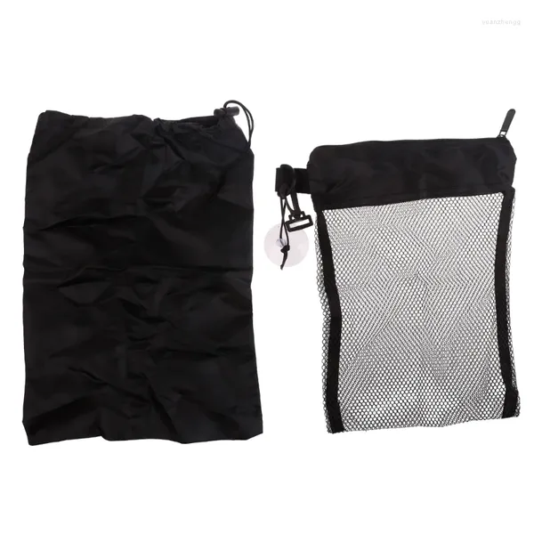 Boîtes de rangement Y1UB Pochette à cordon de serrage Sac en nylon durable Multi-usage Voyage à domicile Activité de plein air Sac à linge