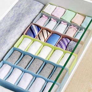 Opslagladen 5 cellen Plastic Organisator Box Tie Bra Socks Lade Cosmetic Divider Tidy Free #40