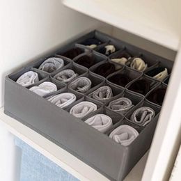 Tiroirs de rangement pliable placard organisateur sous-vêtements coton boîte chaussettes soutien-gorge culotte tiroir maison