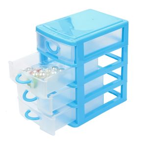 Tiroirs de rangement Vente en plastique durable Mini tiroir de bureau divers cas petits objets bijoux est maquillage organisateur conteneur 230211