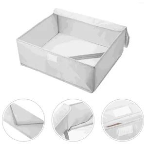 Dusineurs de rangement Organisateur de tiroir de sous-vêtements Oxford Box Box avec couvercle