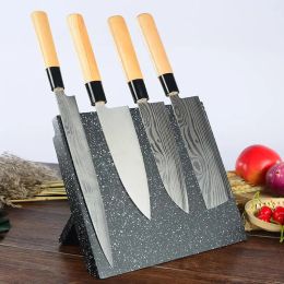 Storage pliable Magninet Knife Holder Abs Bar Cuisine Chef Cleaver Séliquer des couteaux Steak Sold de rangement Universal Magnet Couteau Bloc Rack