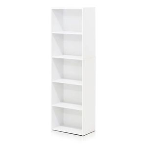 Racks de soporte de almacenamiento 5Tier estantería abierta estantería blanca 230812