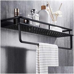 Supports de stockage Racks Salle de bain Shees Étagère dans l'organisateur Douche Shampooing Savon Porte-plateau mural décoratif maïs X0715 Drop Dhabm