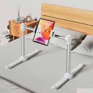 Supports de stockage Racks Supports de téléphone portable Supports de support mobile pour ordinateur portable Tablette pliable Angle réglable Bureau Lazy Clip Drop Livraison Dh3Ys