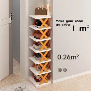 Opslaghouders Rekken DIY Flexibele schoenenorganizer Stapelbaar Ruimtebesparend Meerlaags rek Eenvoudig te monteren Kastplank Plastic kasten 231115