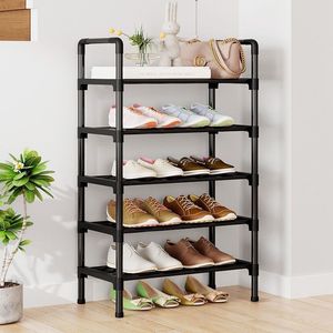 Supports de stockage étagères couloir multicouche Simple armoire à chaussures dortoir placard anti-poussière chaussures Rack bricolage assemblé meubles 230807