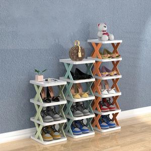 Supports de rangement Racks Ossayi multi-couche étagère à chaussures organisateur de rangement placard Shoerack en plastique bricolage assemblage chambre armoires étagère à chaussures 231007