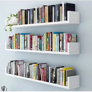 Floating Wall Wood Shelves for Storage, Kitchen Organization, and Home Décor