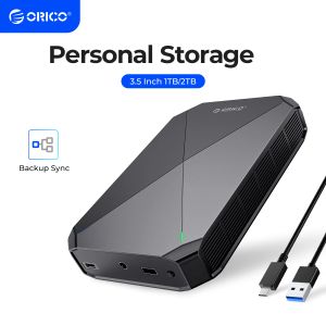 Storage ORICO 3,5 pouces Données de bureau Sauvegarde 3.5 '' BACKUP Android Téléphone Android To PC Laptop Mac Backup WhatsApp avec HDD Sauvegarde et synchronisation