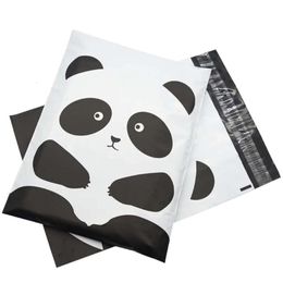 Embalaje de almacenamiento Panda Logistics Bolsas al por mayor Bolsas de mensajería Transporte comercial Mylar Postal Business Holiday Fiest