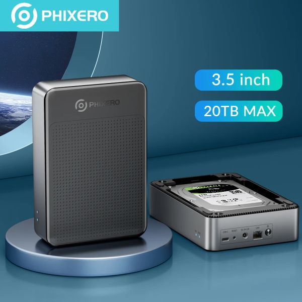 Almacenamiento de la red Phixero Almacenamiento con un recinto de disco duro SATA de 3.5 pulgadas NAS NAPRES