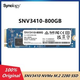Opslag Synology SNV3410800G NVME M.2 2280 SSD 800 GB NVME PCIE Interne solid state drive voor Select Synology NAS -modellen