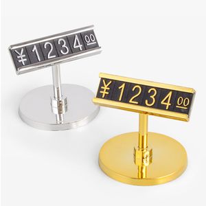 Winkel Commodity Sieraden Prijs Numer Code Lijn Label Houder Stand voor Shelf Desktafel Top