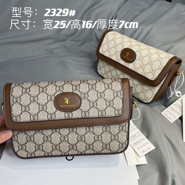 Les sacs de luxe du magasin sont vendus à bas prix Vieille fleur Sac à bandoulière unique 2024 Nouvelle petite marque Fashion Stick High Grade Bandbody Instagram