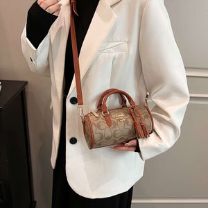 Winkel Groothandel Designer Tassen Schoudertas Nieuw Kussentas Eén schouder Boston Handheld Veelzijdige Crossbody Westerse stijl Geavanceerde mode Beroemdheid