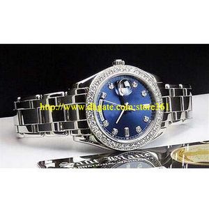 store361 nuevos relojes de llegada New Men's Platinum 39mm Masterpiece Blue Diamond 18946287G