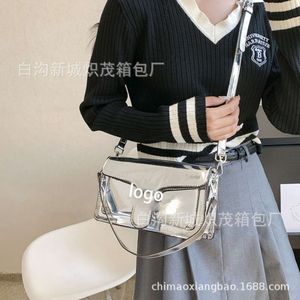 Escaparate de moda Nuevo bolso de un solo hombro Cara brillante c Inicio Marca de moda Axila Cruzado Avanzado Bolso de mujer popular simple