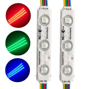 Motage de lampes LED de devanne MODULE LED BUSING POUR SIGNES LUMIÈRES DE LAVERSION RVB 3 LED 5050 Multi-couleurs LED Strip Light Store Advertising Signes intérieure Décor extérieur CRESTECH