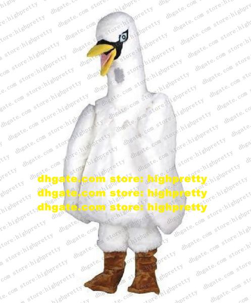 Costume de mascotte d'oie sauvage cigogne cygne Cygnus oies oiseau adulte personnage de dessin animé société anniversaire célébrations zz6979