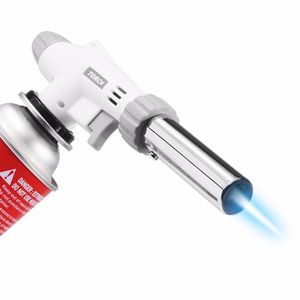 Estufas Butano Antorcha Cocina Blow Torch - Cocinero Cocina Encendedor Llama ajustable con cerradura de seguridad Culinary para Creme Brulee, Hornear, BBQ GAS NO INCLUIDO