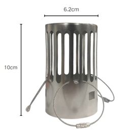 Poêles Capuchon de cheminée en acier inoxydable Pare-étincelles Tente Four Capuchon de cheminée Ultra léger Capuchon imperméable à la pluie Four ignifuge Capuchon de cheminée étoile 231025