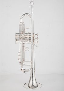 Stradivarius 190s-37 50 Aniversario Plata Trompeta Tubo Instrumento Plano Latón Strudents