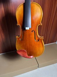 Stradivarius Model 4/4 Violin Master Made Clear Flaam Grain Solid Spruce Maple