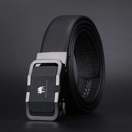 Straight Barrel Automatic Buckle Business All-match Youth Belt Men's Youth Fashion Jeans Ceintures Hommes